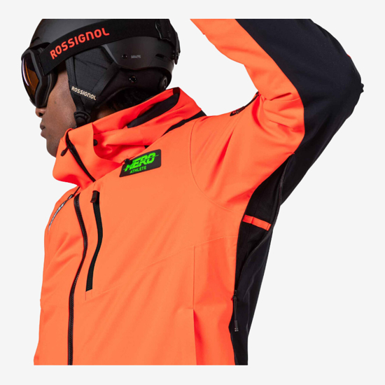 ROSSIGNOL m smučarska bunda RLOMJ24 316 MEN'S HERO BLACKSIDE INSULATED SKI JACKET neon red