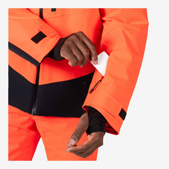 ROSSIGNOL m smučarska bunda RLOMJ24 316 MEN'S HERO BLACKSIDE INSULATED SKI JACKET neon red