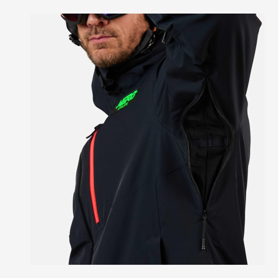 ROSSIGNOL m smučarska bunda RLOMJ24 200 MEN'S HERO BLACKSIDE INSULATED SKI JACKET black