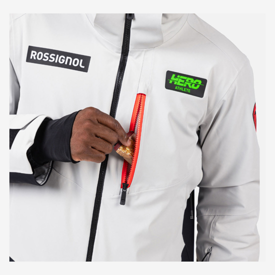 ROSSIGNOL m smučarska bunda RLOMJ24 23Q MEN'S HERO BLACKSIDE INSULATED SKI JACKET soft grey