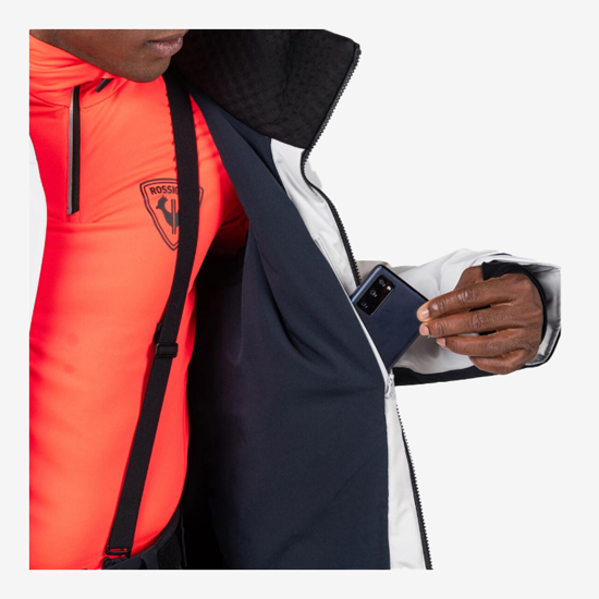 ROSSIGNOL m smučarska bunda RLOMJ24 23Q MEN'S HERO BLACKSIDE INSULATED SKI JACKET soft grey