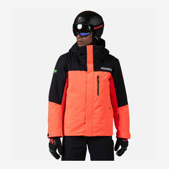 ROSSIGNOL m smučarska bunda RLOMJ05 316 MEN'S HERO VELIKA INSULATED SKI JACKET neon red