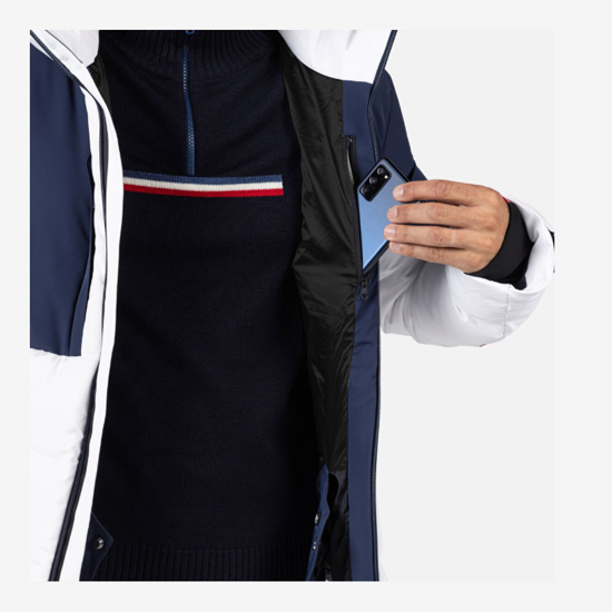 ROSSIGNOL m smučarska bunda RLOMJ09 715 MEN'S CIASTEL DOWN MIX SKI JACKET dark navy