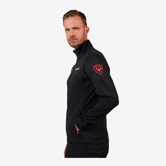 ROSSIGNOL m jopica RLOML01 200 MEN'S HERO MID LAYER STRETCH JACKET black
