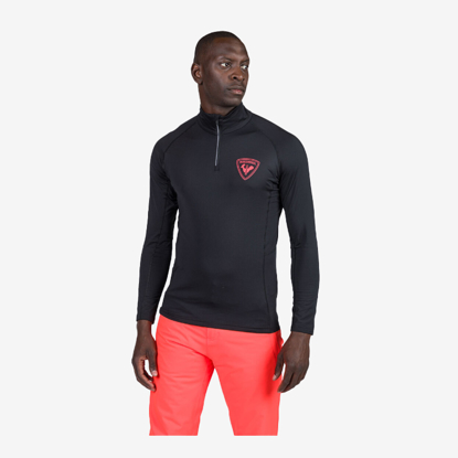 ROSSIGNOL m smučarski puli RLNML14 200 MEN'S HERO CLASSIQUE HALF-ZIP BASELAYER black