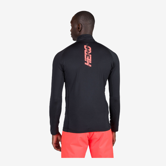 ROSSIGNOL m smučarski puli RLNML14 200 MEN'S HERO CLASSIQUE HALF-ZIP BASELAYER black