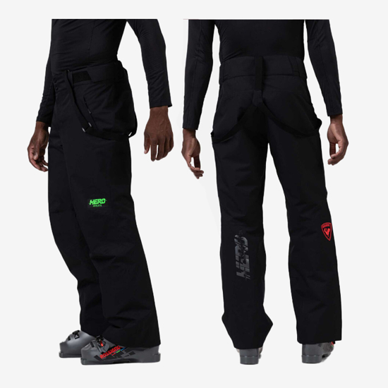 ROSSIGNOL m smučarske hlače RLOMP07 200 MEN'S HERO BLACKSIDE INSULATED SKI PANTS black