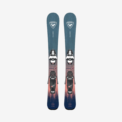 ROSSIGNOL otr smučarski set RAOWE02 RALLYBIRD+ TEAM 4 blue pink purple