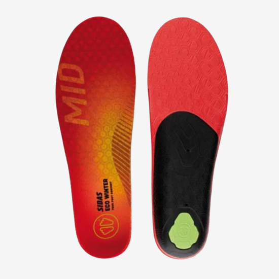 SIDAS vložki 3298292 3FEET ECO WINTER MID ARCH red orange