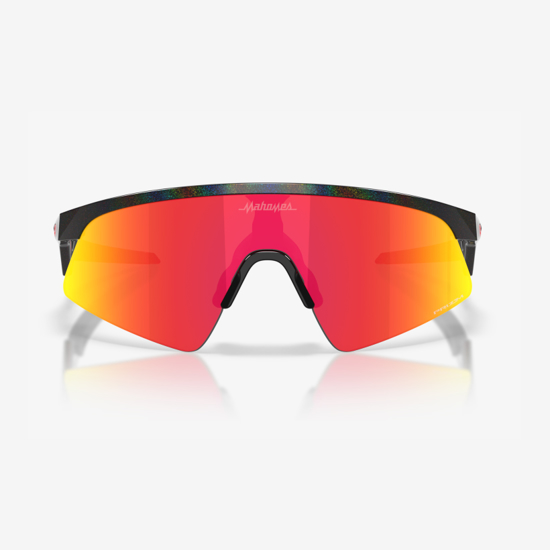 OAKLEY kolesarska očala 9015-09 RESISTOR SWEEP YOUTH FIT PATRIC MAHOMES II Prizm Ruby Dark Galaxy