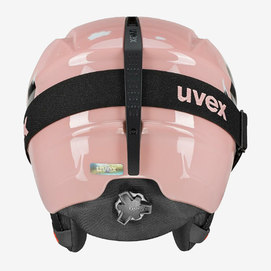 UVEX otr smučarska čelada in očala S56S31715 VITI SET pink penguin