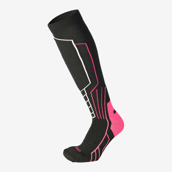 MICO odr smučarske nogavice CA00227 159 MEDIUM WEIGHT WARM black pink