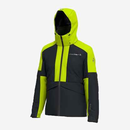 FISCHER m smučarska bunda AFMFR06011 G72225 EXPLORER black yellow