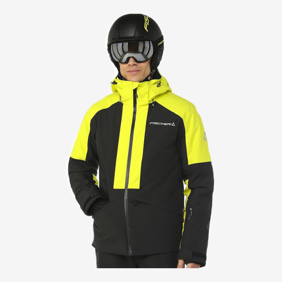 FISCHER m smučarska bunda AFMFR06011 G72225 EXPLORER black yellow
