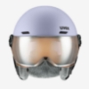 UVEX otr smučarska čelada S5662630 ROCKET JR VISOR cool lavender abstract matt