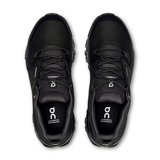 ON ž trail copati 3WF10141043 CLOUDROCK LOW WATERPROOF black black