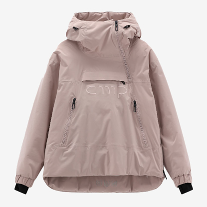 CMP ž jakna 35W4516 B319 HYBRID JACKET FIX HOOD rose dust