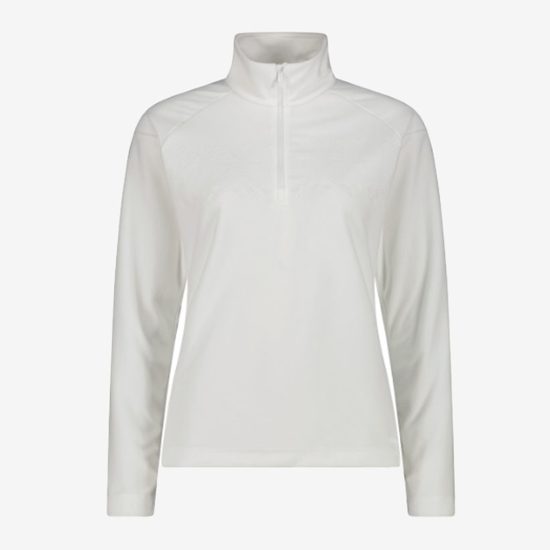 CMP ž puli 35G0446 A001 ARCTIC FLEECE HALF ZIP blanco