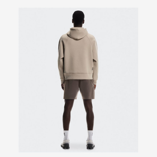ON m kapucar 1MF30290603 FOCUS TECH HOODIE desert