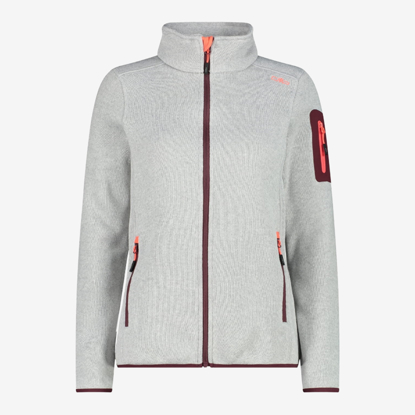 CMP ž jopica 3H14746 04XP WOMAN JACKET KNITTED grey