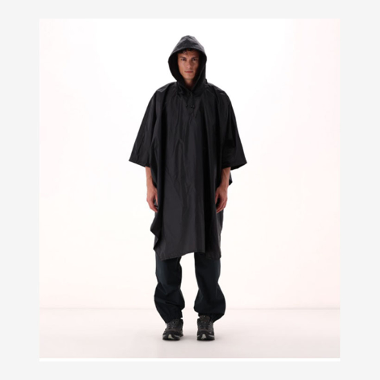 CMP pelerina 35X7847 U901 UNISEX  RAIN PONCHO black