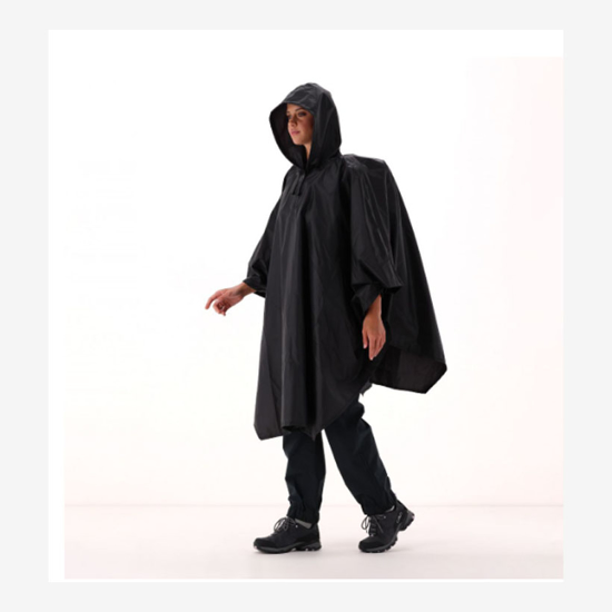 CMP pelerina 35X7847 U901 UNISEX  RAIN PONCHO black