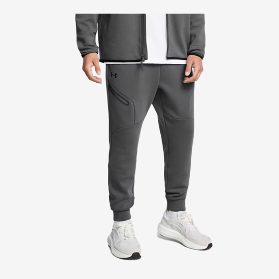 UNDER ARMOUR m hlače 1389353-025 UNSTOPPABLE FLEECE PANTS castlerock