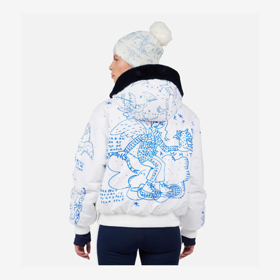 ROSSIGNOL ž smučarska bunda RLOWJ24 120 JCC YETI REVERSIBLE SKI JACKET snow angel artic print