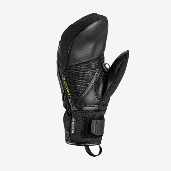 LEKI otr smučarske rokavice 654803801 WCR C-TECH 3D JUNIOR MITT black ice lemon