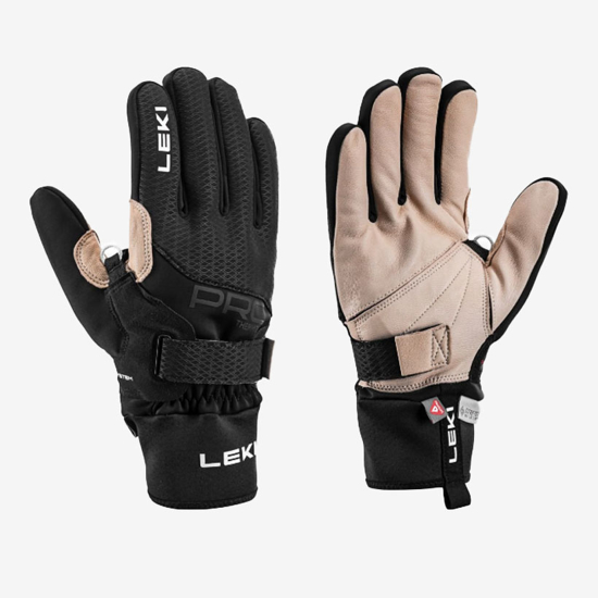 LEKI odr tekaške rokavice 655904301 PRC PREMIUM THERMOPLUS SHARK black sand