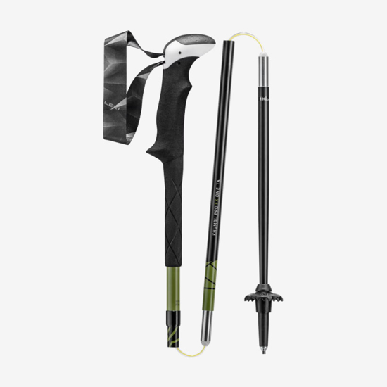 LEKI pohodne palice 65420711 KHUMBO PRO FX. ONE TA  gimblet black white