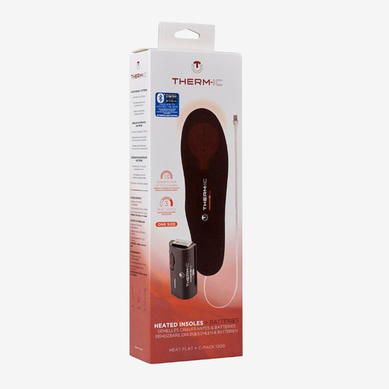 THERMIC grelni vložek T44-0201-200 SET HEAT FLAT INSOLE AND C-PACK 1300 B BATTERIES black