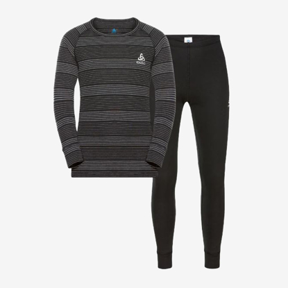 ODLO otr perilo set 159449 60066 ACTIVE WARM black grey