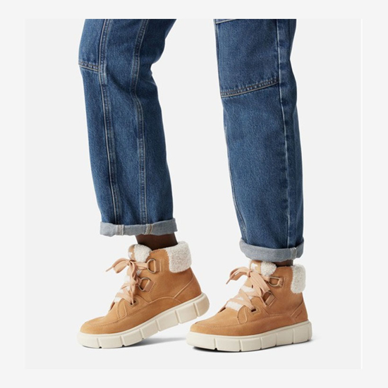 SOREL ž škornji NL5125-252 EXPLORER™ III NW LACE WATERPROOF tawny bugg