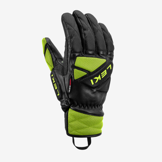 LEKI odr smučarske rokavice 654804301 WCR VENOM DH 3D black green