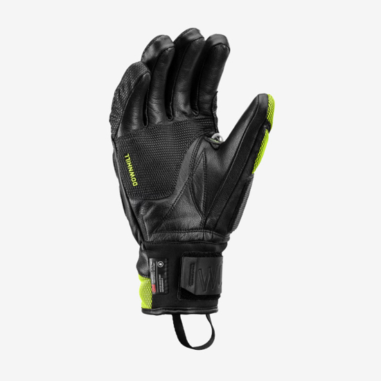 LEKI odr smučarske rokavice 654804301 WCR VENOM DH 3D black green