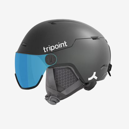 TRIPOINT smučarska čelada TH0008H001 201 TRDKOVA VISOR matt black