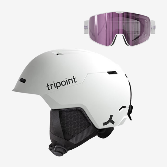 TRIPOINT odr smučarska čelada set TH0004H002 TRDKOVA+TUMBA matt white
