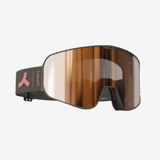 TRIPOINT odr smučarska očala TG003G011 109 TUMBA PEAK SMALL Matt Grey Brown