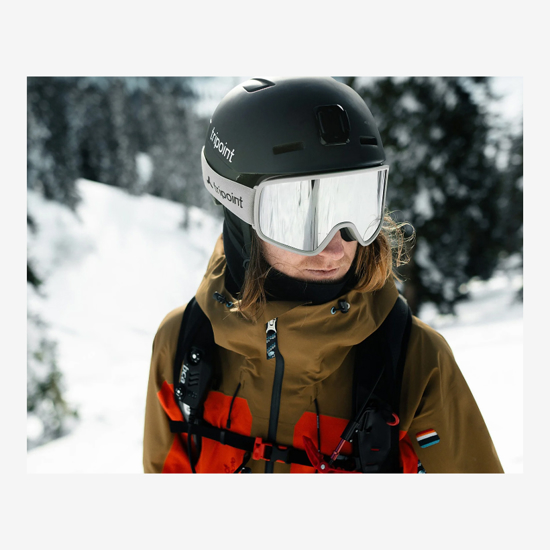 TRIPOINT odr smučarska očala TG0001G019 113 MOUNT RORAIMA Matt Light Grey Smoke