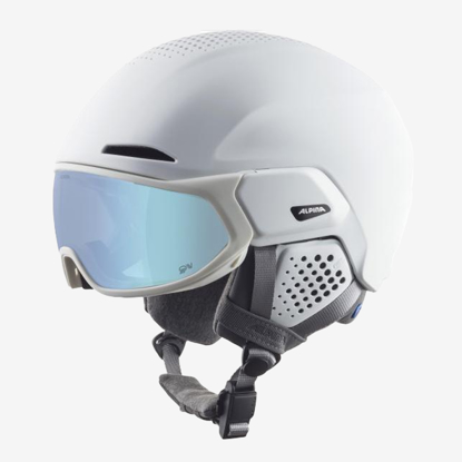 ALPINA odr smučarska čelada A9237 11 ALTO QV white matt