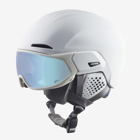 ALPINA odr smučarska čelada A9237 11 ALTO QV white matt