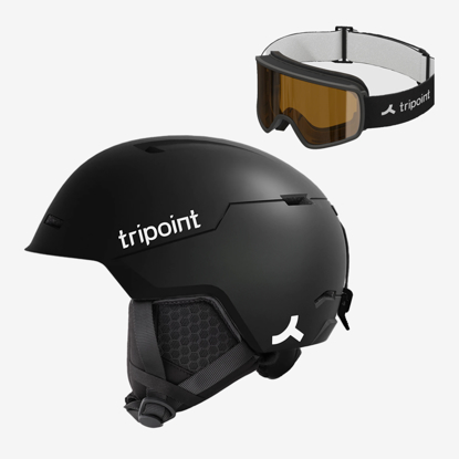 TRIPOINT odr smučarska čelada set TH0012H001 TRDKOVA+MOUNT RORAIMA matt black