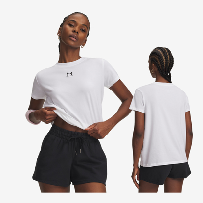 	UNDER ARMOUR ž majica 1383648-100 CAMPUS CORE white