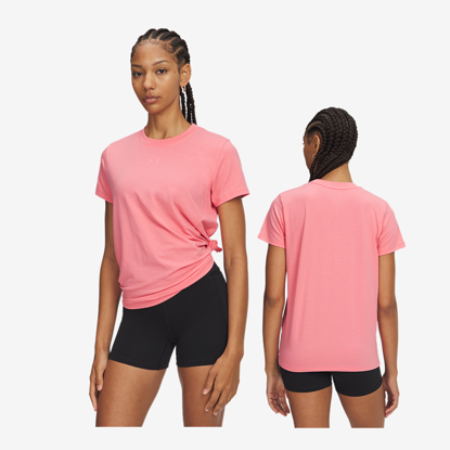 UNDER ARMOUR ž majica 1383648-601 RIVAL CORE SHORT SLEEVE bittersweet pink white