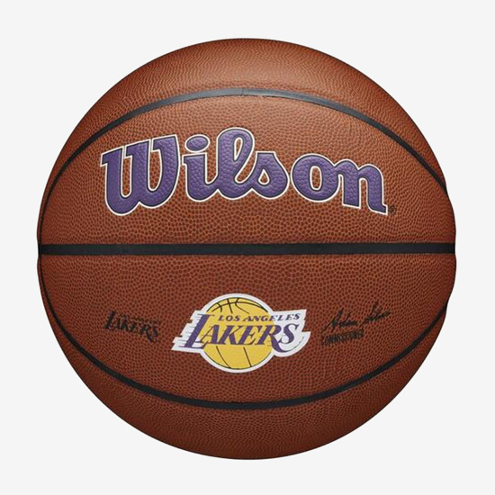 WILSON košarkarska žoga WZ4029314 NBA TEAM LAKERS orange