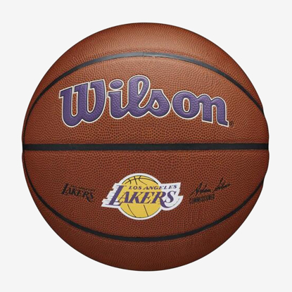 WILSON košarkarska žoga WZ4029314 NBA TEAM LAKERS orange