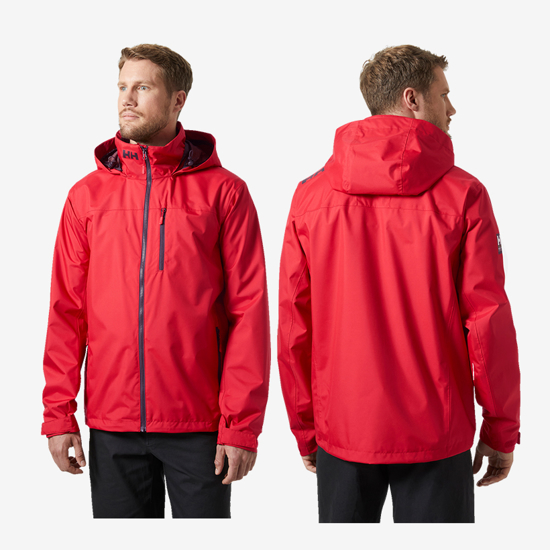 HELLY HANSEN m jakna 34443 162 HOODED SAILING JACKET 2.0 red