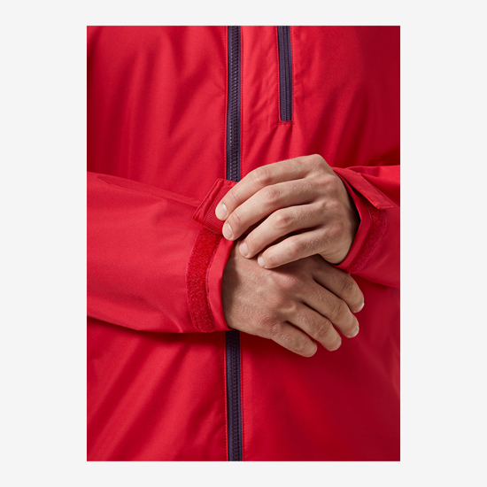 HELLY HANSEN m jakna 34443 162 HOODED SAILING JACKET 2.0 red