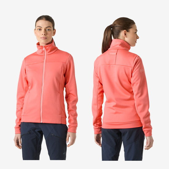 HELLY HANSEN ž jopica 30357 098  CREW FLEECE JACKET sunset pink
